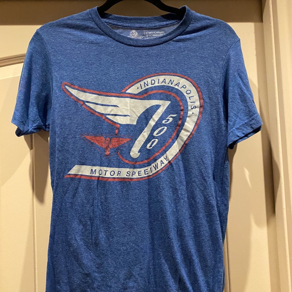 Indianapolis Motor Speedway Blue T Shirt  Small